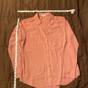 Express Portofino shirt, peach, slim fit L